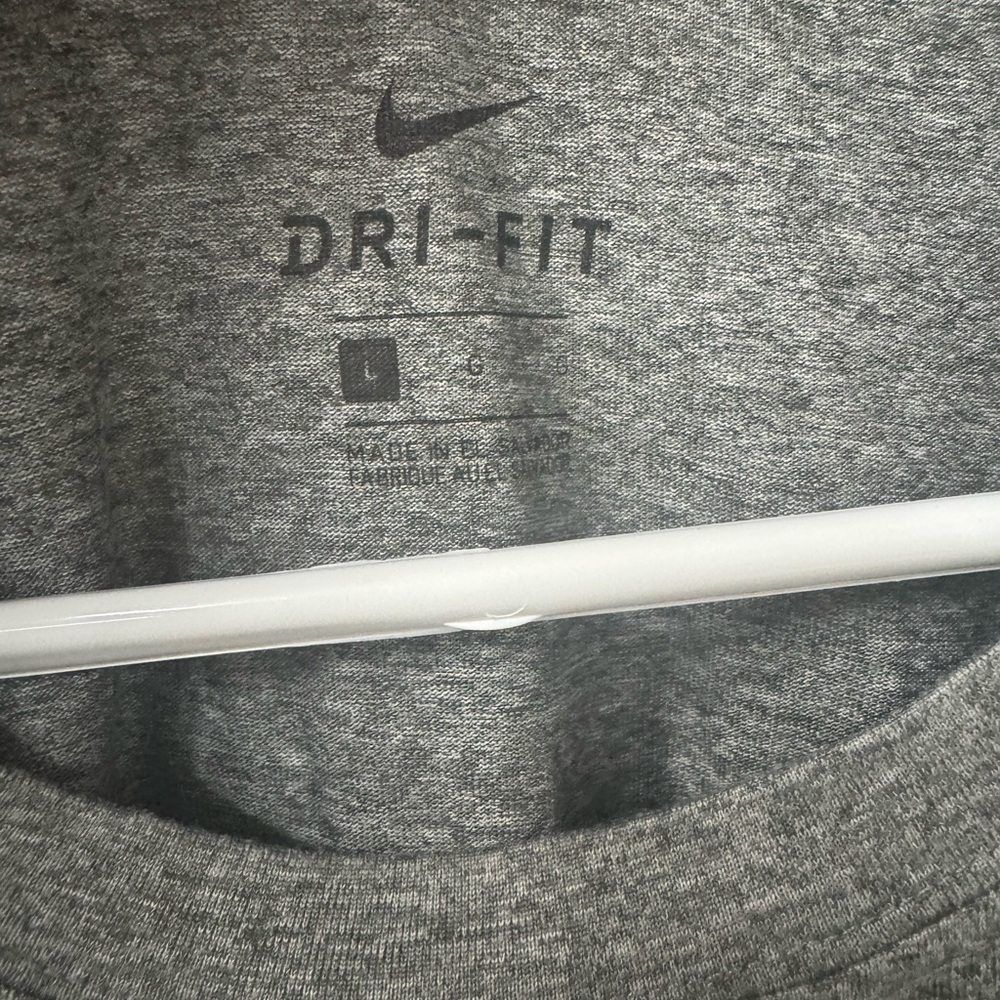 Nike Gray Granite Games Tee Sz L - Picture 3 of 3